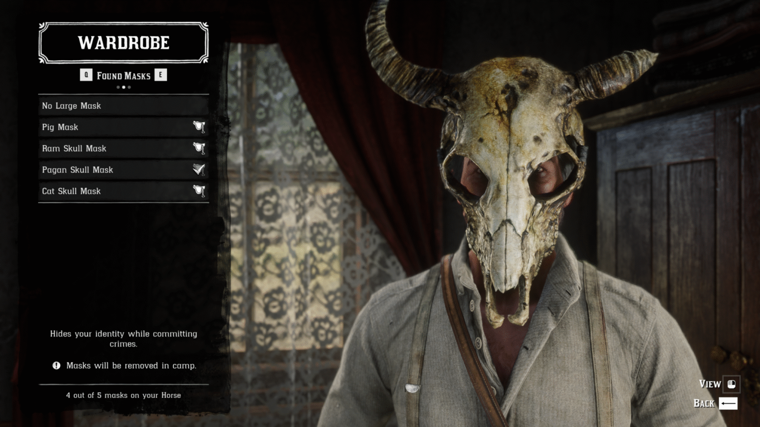 Secret Masks In RDR2 That You Missed - The Golden Neck